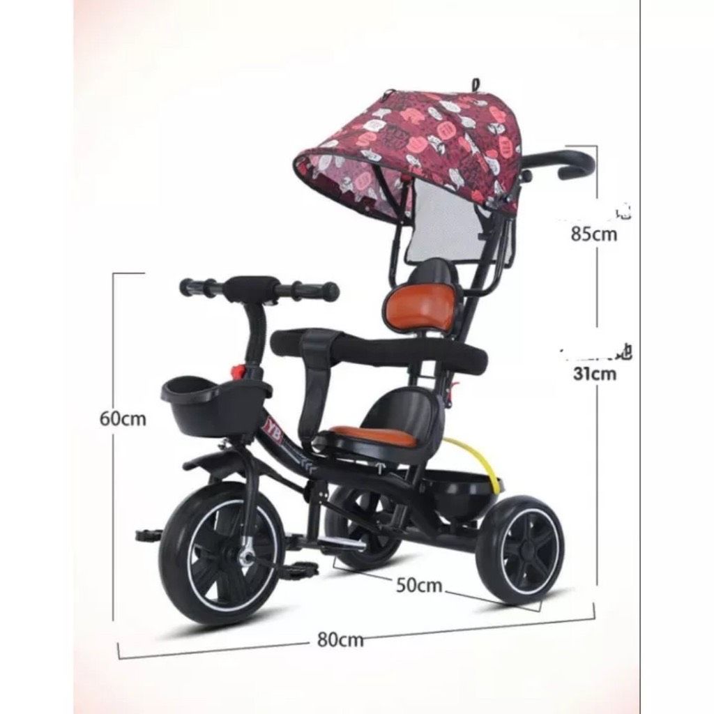 XE ĐẨY XE ĐẠP BA BÁNH CHO BÉ TỪ 6 THÁNG TRỞ LÊN